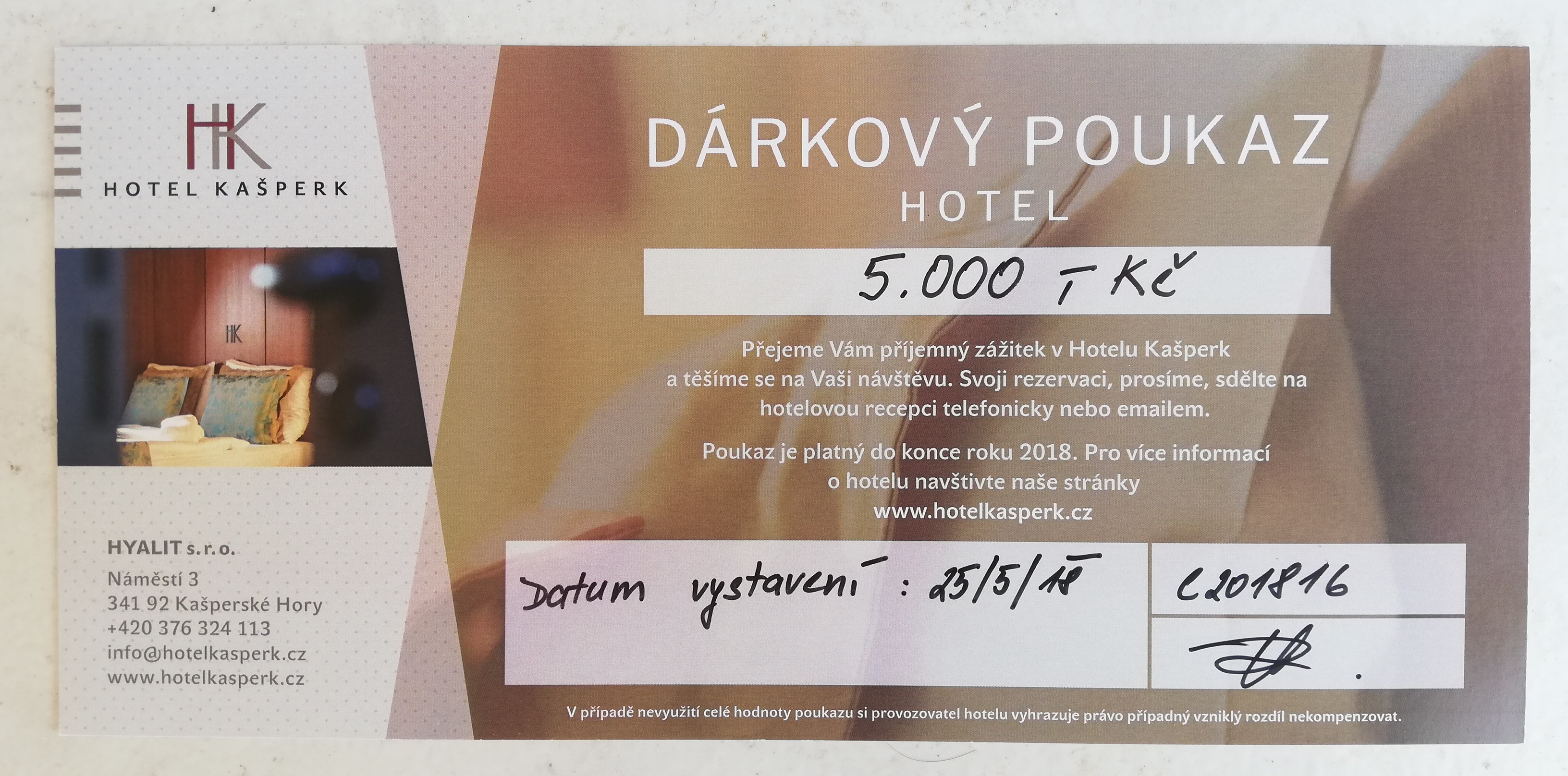 Poukaz 5.000,- Kč